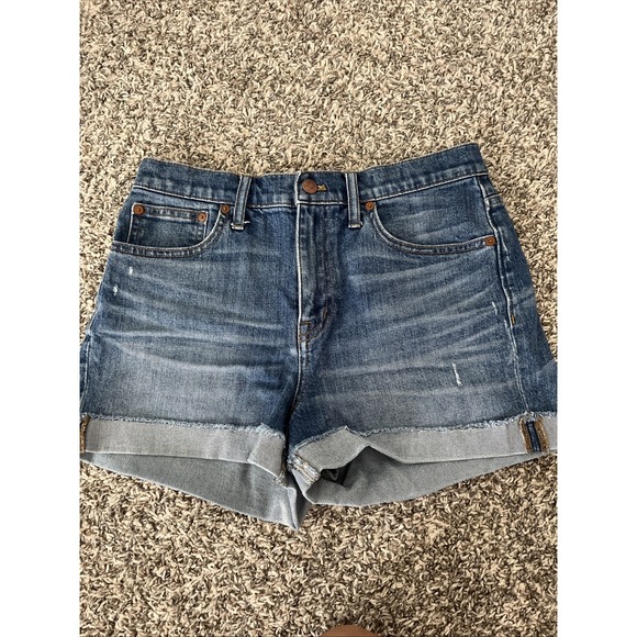 Madewell Pants - High-Rise Denim Shorts  (1444)